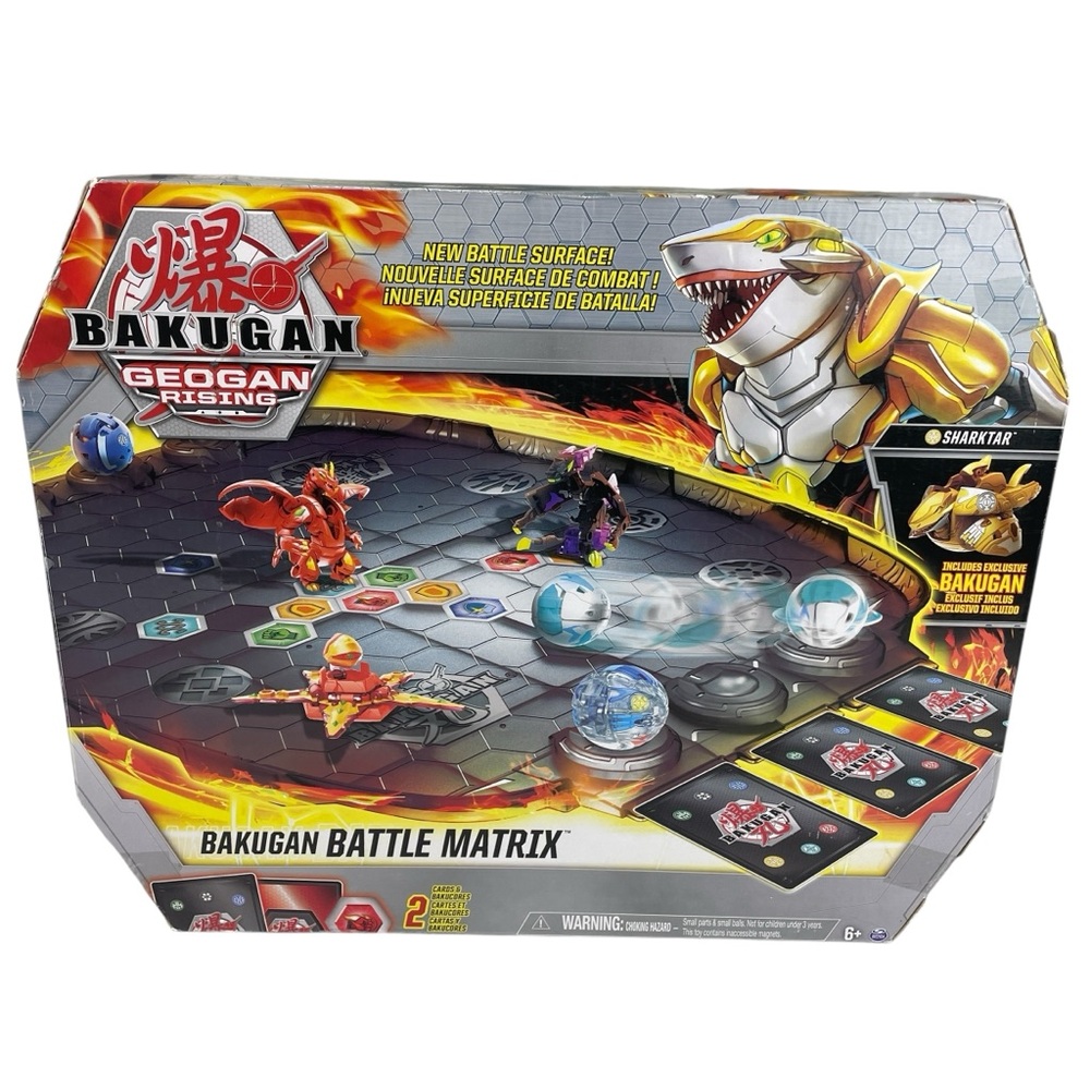 Bakugan Battle Matrix Playset with Exclusive Sharktar NEW Ages 6+